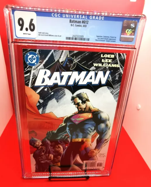 Batman 612 Cgc 9.6 Superman Hush Jim Lee Jeph Loeb