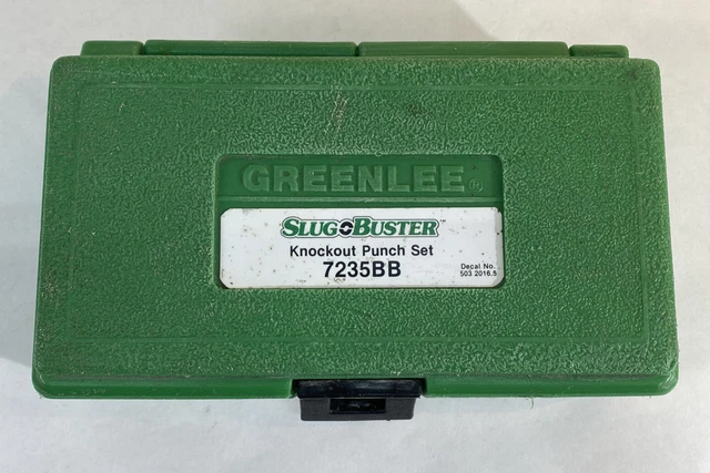 Greenlee 7235BB Slug Buster Punch Set