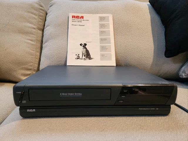 RCA MODEL VR506A 4 Head VCR Video Cassette Recorder VHS Tape Player 22 