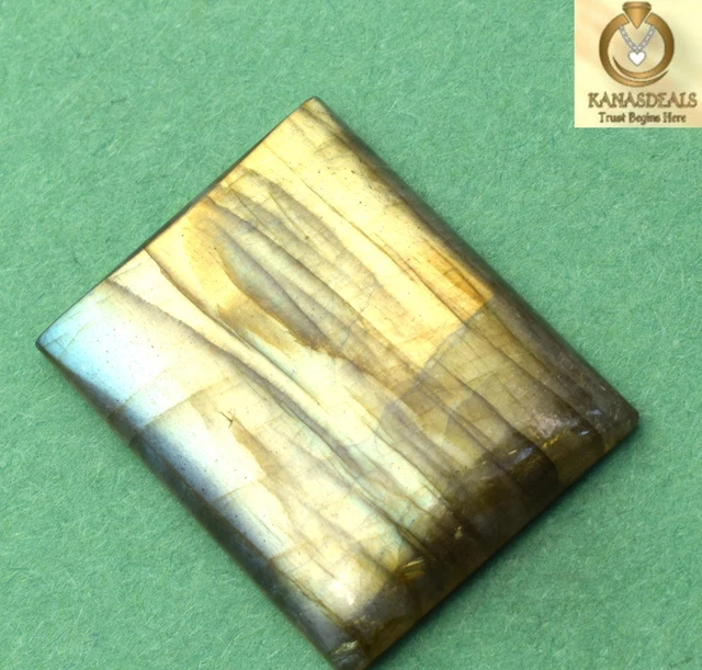 33.65 Cts Labradorite Marvelous Cabochon Loose Gemstone 37*22mm CTS-24355