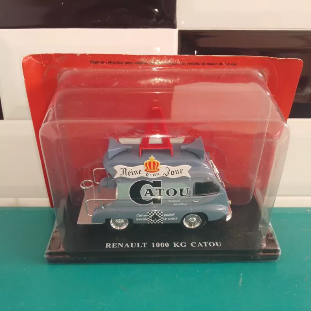 240923 1/43 véhicules publicitaires Auto + Hachette renault 1000kg catou "A"