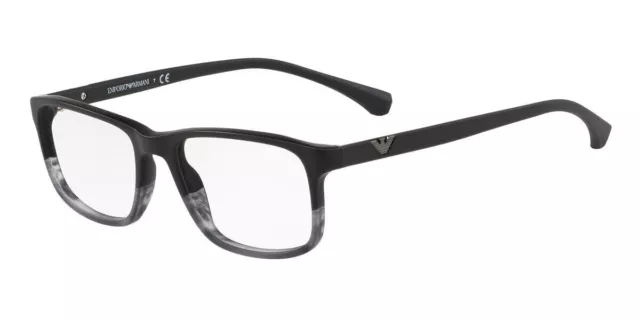 Montature per occhiali da vista uomo e donna rettangolare nero montatura neri EA