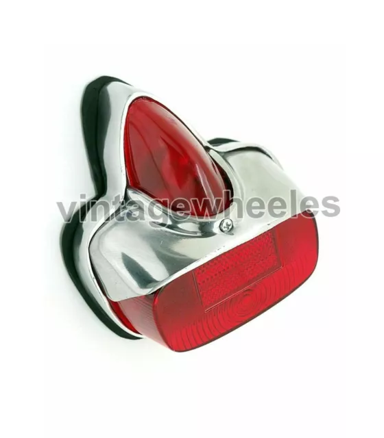 Rear Tail Light For Vespa VBB GS150 GS160 Sprint Super Rally Polished