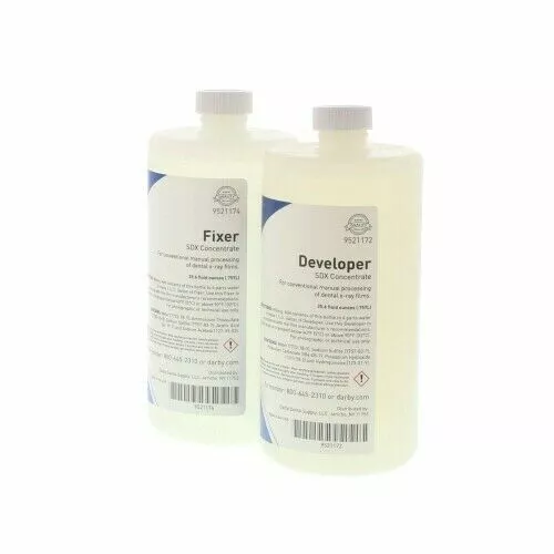 Sdx Developer And Fixer For Standard Manual Film Processing Makes 1 Gallon Each