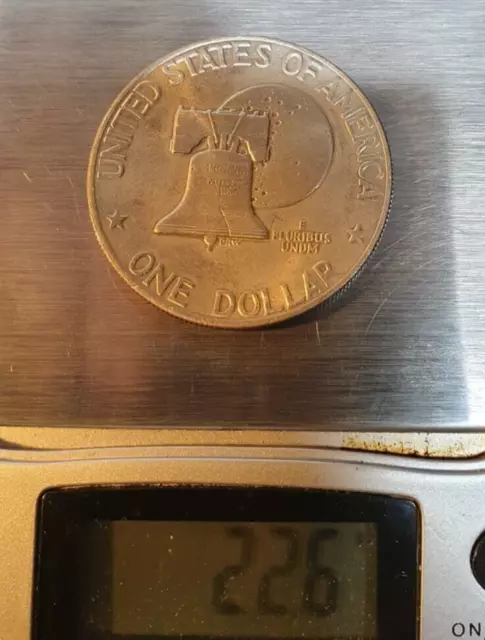 One Dollar - 200 Jahrfeier USA 1976 - Silber Münze - 400 er - Eisenhauer