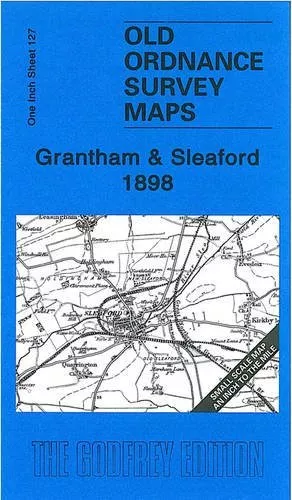 Old Ordnance Survey Map Grantham & Sleaford 1898 New