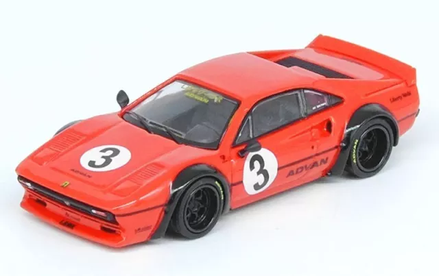 FERRARI 308 GTB - LIBERTY WALK   - red - INNO 1:64