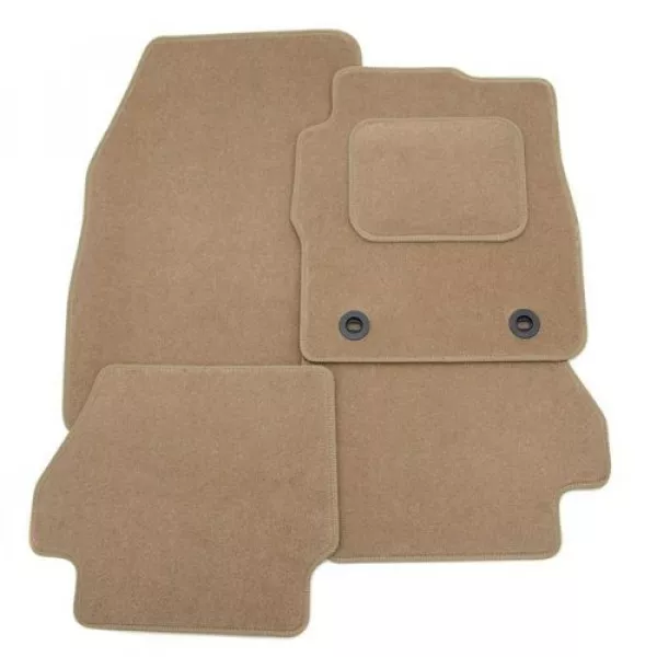 BMW E93 (3 SERIES) CONVERTIBLE (07-13) (2 Clip) Tailored Car Mats ALL BEIGE TAN