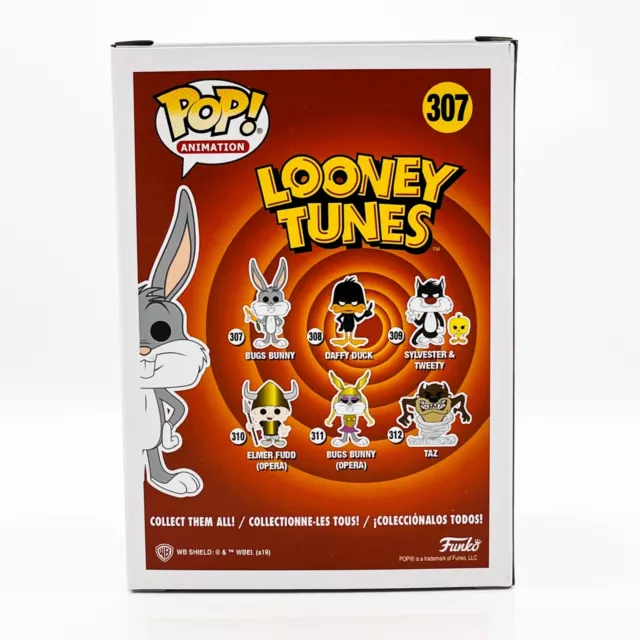 Funko POP Bugs Bunny Flocked Special Edition Looney Tunes Animation 307 Figur 3