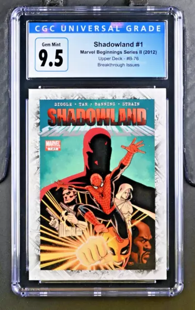 Shadowland #1 CGC 9.5 2012 Marvel Beginnings Series II Breakthrough Issues