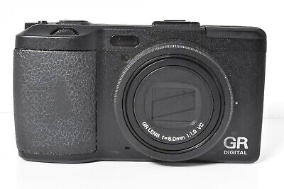 Ricoh GR Digital IV 10.4MP Digital Camera  Body Black [Excellent+++] w /charger