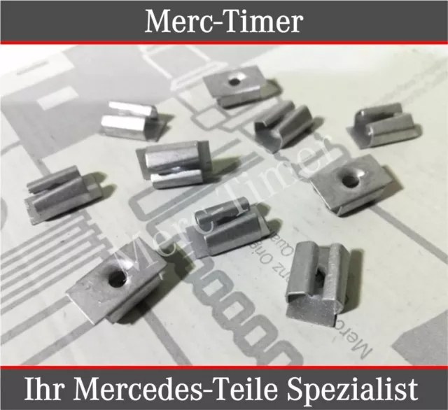 10 BLECHKLAMMER MUTTER Blechmutter M5 Für Mercedes W202 W210 S210