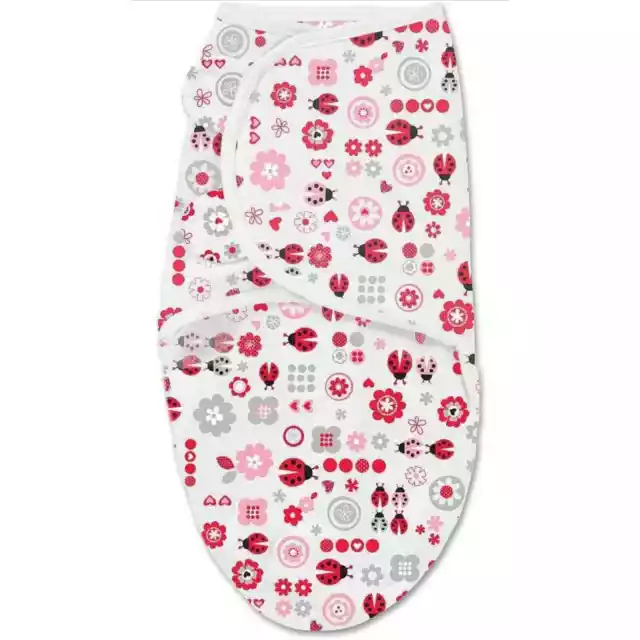 Summer Infant Swaddleme Adjustable Infant Wrap, Ladybug Love, Small