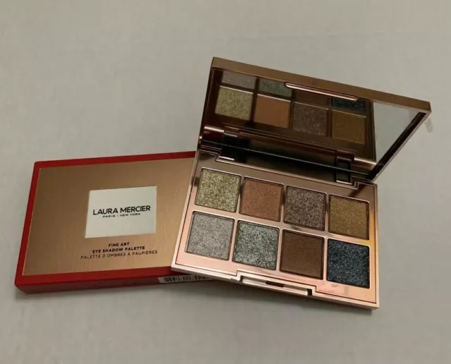 LAURA MERCIER Fine Art Eye Shadow Palette Full Size 8 x 1.2 g New In Box