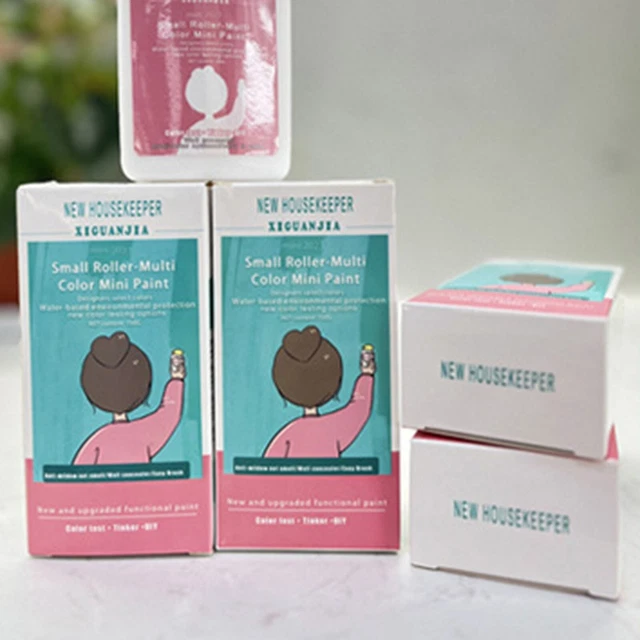 Kit Pennello Rullo Ristrutturazione Parete Piccolo Foro Ritocco Parete Nuovissimo