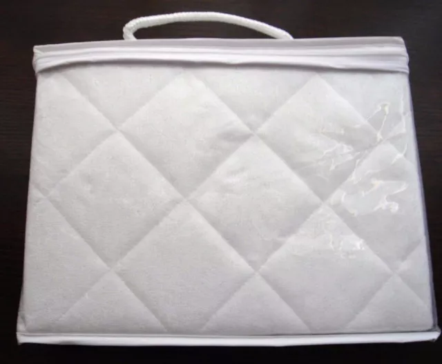 BRAND NEW Waterproof Quilted Bamboo Crib Mattress Cover - White, Ultra Soft