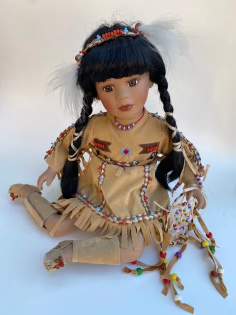 American Princess Porcelain Doll "Winema" Heritage Signature Collection  -New