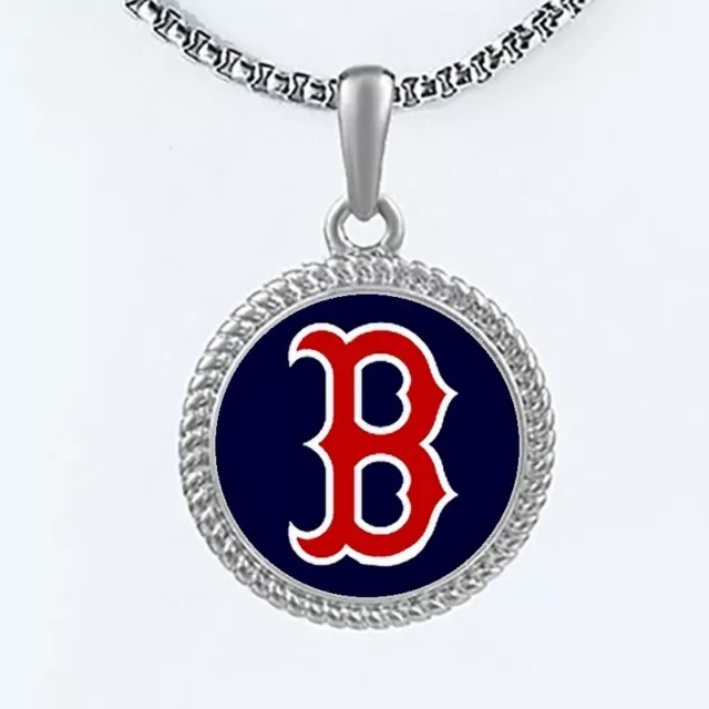 Special Boston Red Sox Womens Mens Link Chain Pendant Necklace w Gift Pkg D22