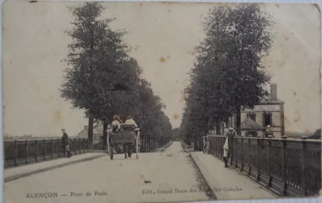 Alençon 61 CPA Bridge Of Paris Good Condition 1907
