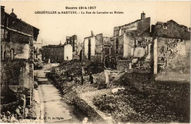 CPA AK Guerre 1914-1917 Gerbeviller la-Martyre MILITARY (731508)