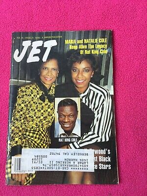 1990 magazine JET african americans PIN-UP black history NAT KING COLE natalie
