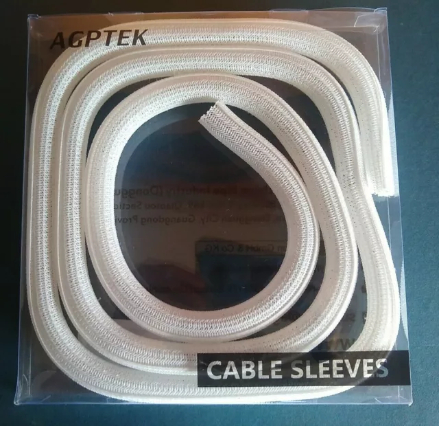 AGPTEK Cable Sleeves White