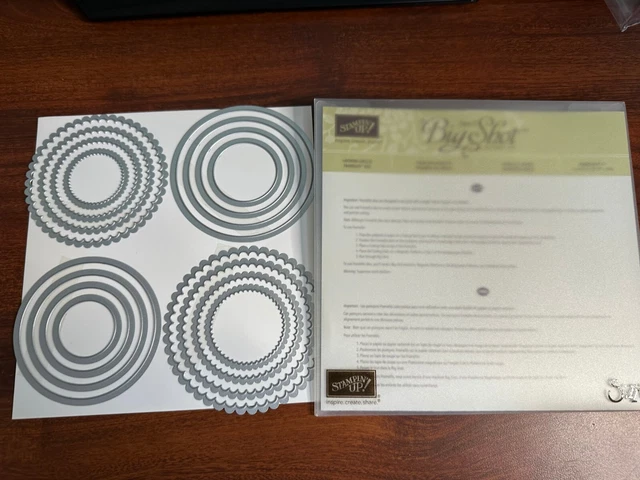 Troqueles Stampin Up Framelits ~ círculos en capas 141705 ~ J1