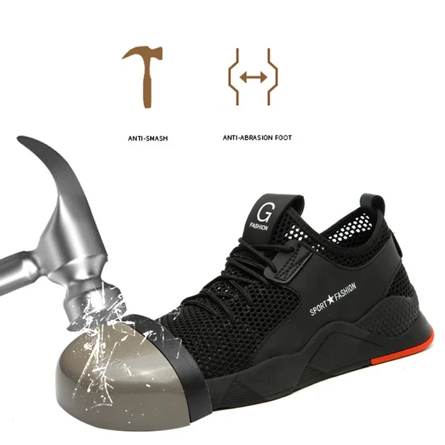 LIGHTWEIGHT WORK BOOTS Slip Resistant Safety Shoe Outdoor Women Men