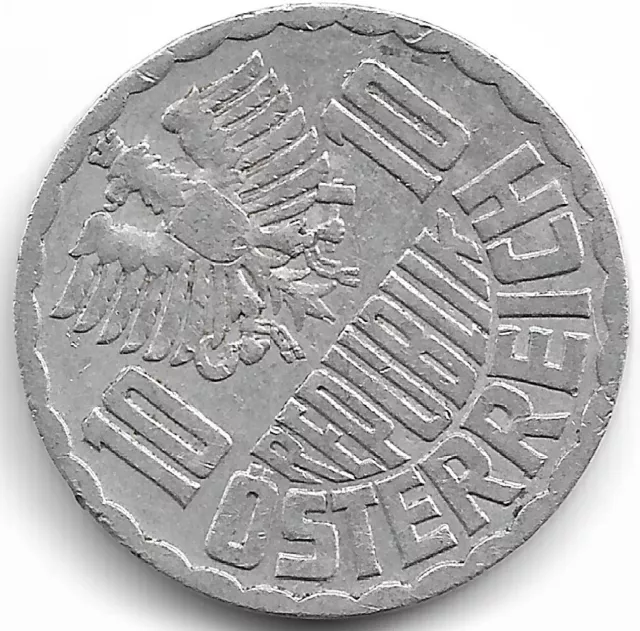 Austria 10 Groschen 1952 KM# 2878 & 1 Unknown