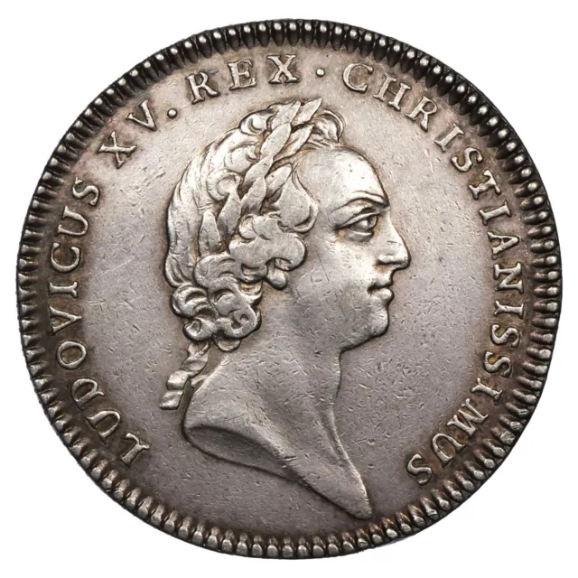 France - Louis XV jeton 1756 Etats de Languedoc argent - Pinto.111 var. (buste)