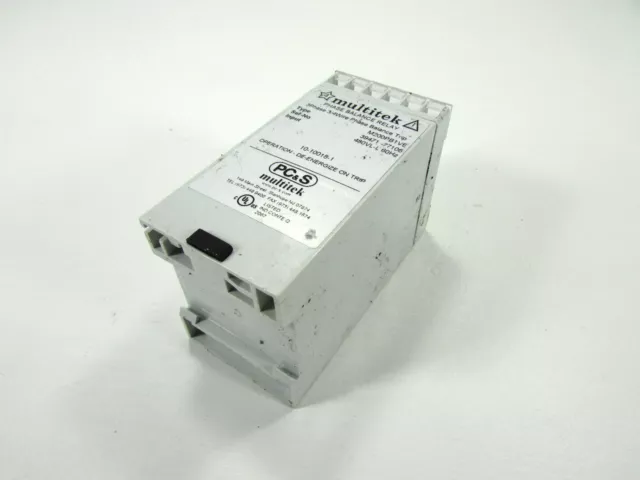 Multitek M200Pb1Ve Phase Balance Relay 3Ph 480Vl-L 60Hz 3/4 Wire