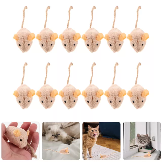 12 pz peluche giocattolo per gatti imbottito piccolo giocattolo per cani
