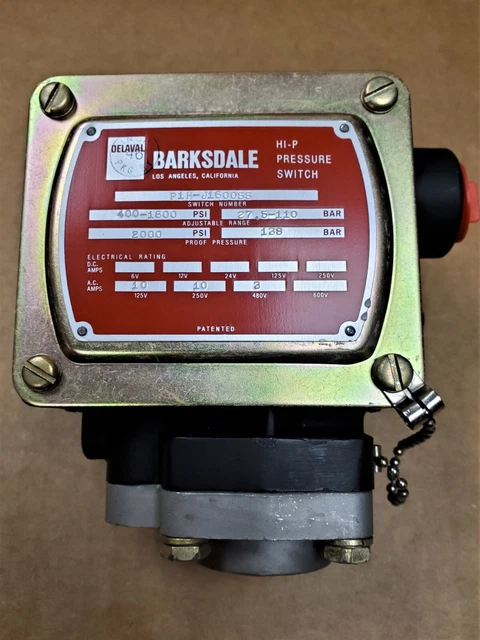 Barksdale P1H-J1600SS Pressure Switch