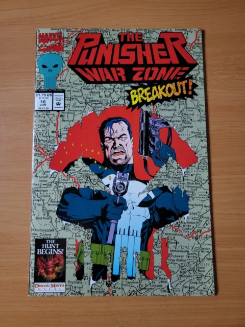 Punisher War Zone #16 Direct Market Edition ~ NEAR MINT NM ~ 1993 Marvel Comics