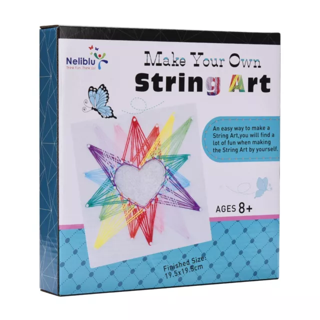 3D String Art Kit for Kids-Arts and Crafts for Girls Ages 8-12