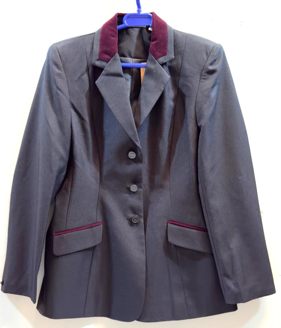 Veste De Concours Dublin Atherstone Show - Femme Taille 14 - Bleu Marine - NEUVE