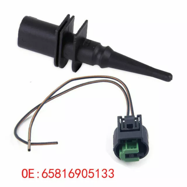 Aussentemperatursensor Temperaturfühler Stecker For BMW E39 E46 MINI.