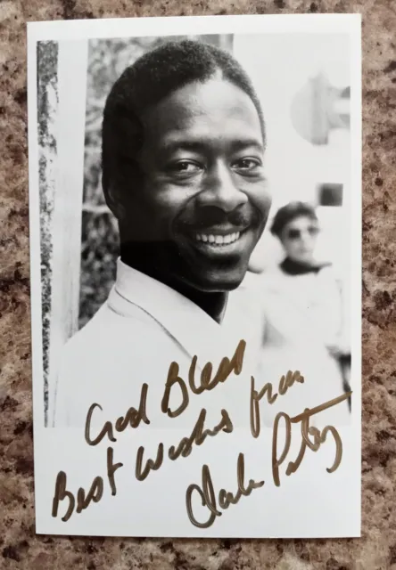 Clarke Peters - The Wire, His Dark Materials Foundation Hand Signed 6"X4" Photo