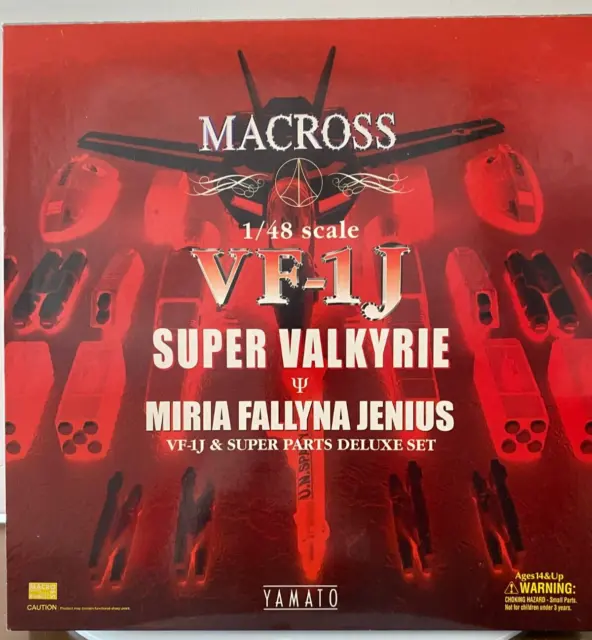 Yamato Macross VF-1J 1/48 Super Valkyrie MIRIA JENIUS & SUPER PARTS DELUXE set