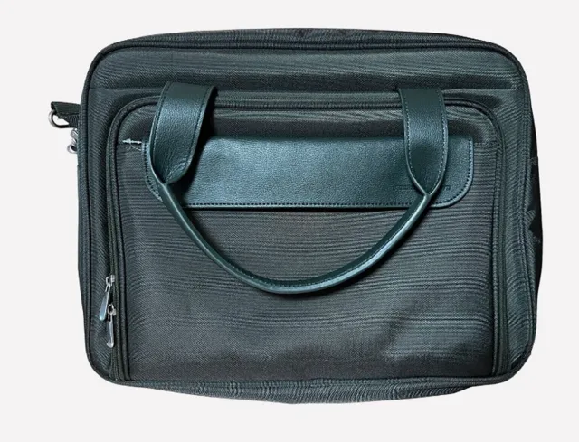 Samantha Brown Carry-All Travel Bag Luggage Organized Carry On~  Forest Green 2