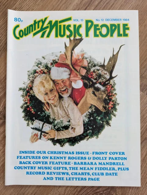 Country Music People magazine December 1984 Kenny Rogers Dolly Parton Mandrell