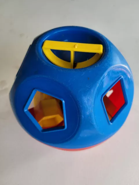 Vintage Tupperware Toys Shape O Ball Shape Sorter Toy COMPLETE w