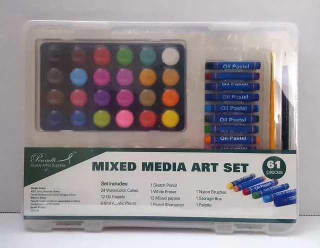 35 Piece Sketch and Drawing Art Set Pennelli Quality Artist Supplies