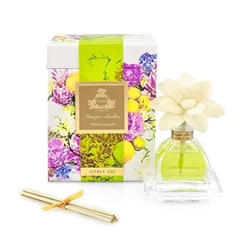 Monique Lhuillier Citrus Lily Scented PetiteEssence Diffuser, 1.7 Ounces with