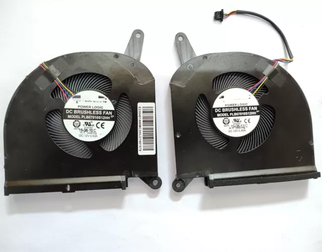 CPU GPU Cooling Fan Lüfter Kühler Für Gigabyte AERO15 OLED 17 RP77 RP75W RP75