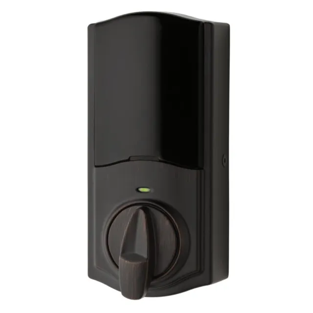 Kwikset Kevo Convert Venetian Bronze Bluetooth Enabled Electronic Deadbolt No...