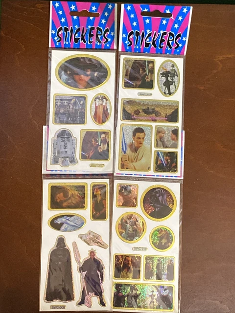 star wars stickers lot. Vintage Series. Unbranded. SWC-094, 008, 010, 011