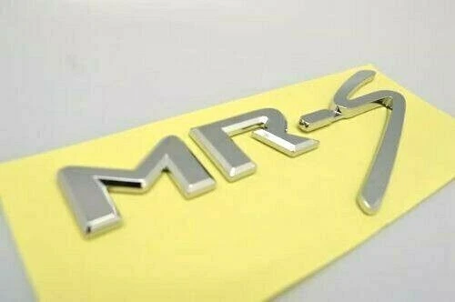 Toyota Genuine 75471-17130 MR2 MR-S Emblem ZZW30 Chrome Rear 00-07 OEM New*