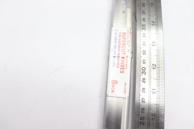 (12-Pk) Eastman Straight Cutting Machine Knife Blades 8"