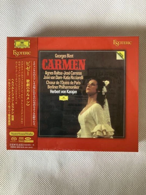 Esoteric Sacd/Cd Bizet Carmen Berlin Fill Karajan Conducting